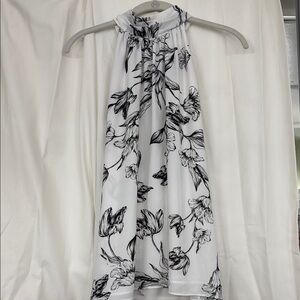 White House Black Market Floral Halter Top